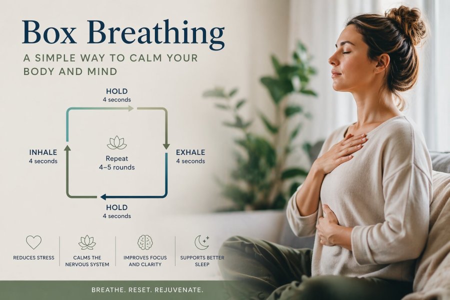 Box Breathing: A Simple Technique to Calm Your Body in Minutes ...