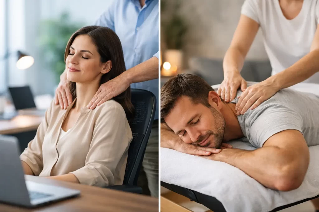 Best Massage for Desk Workers at Work or Home