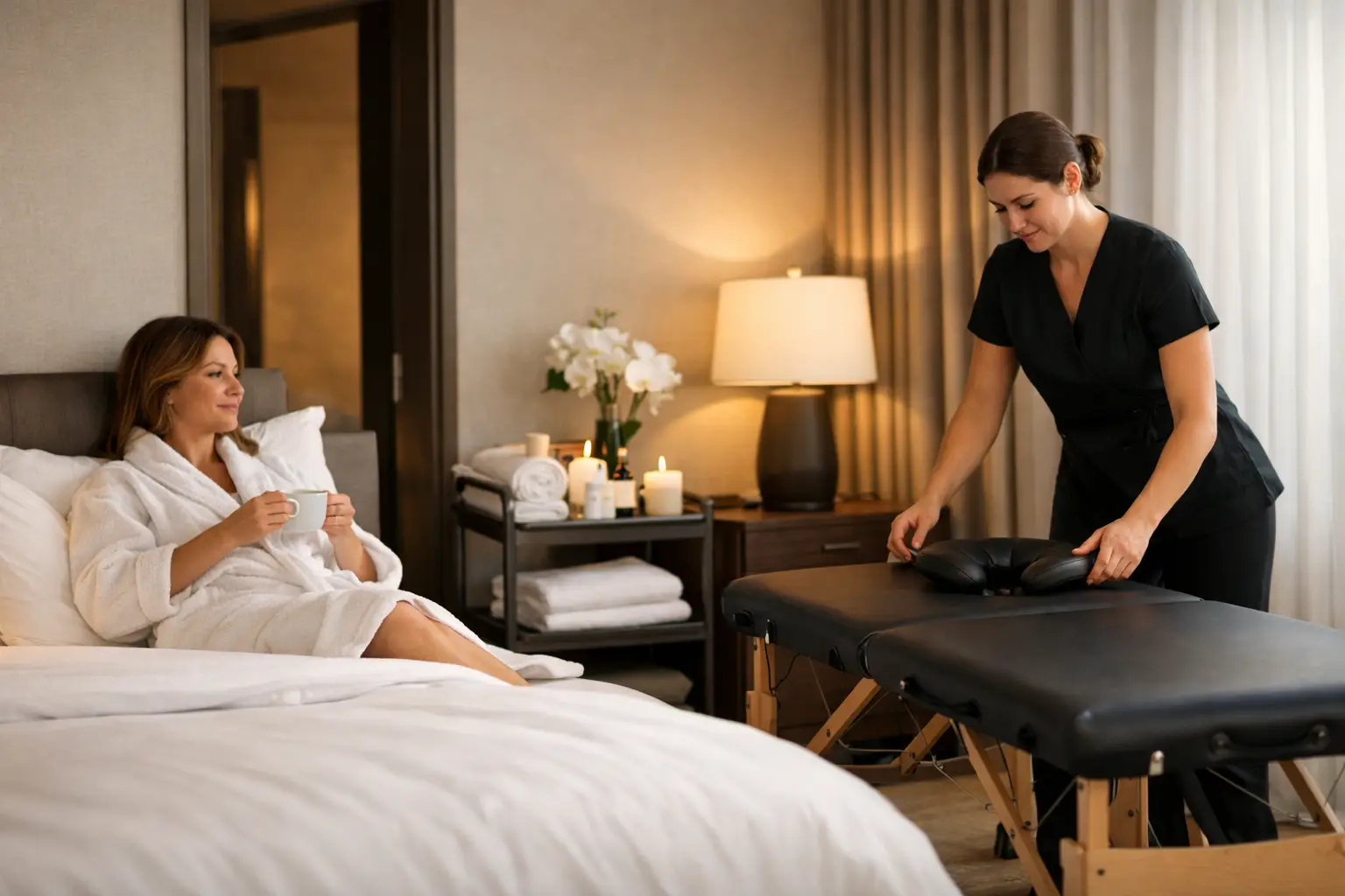 Massage for Hotel Guests, Delivered to Your Room