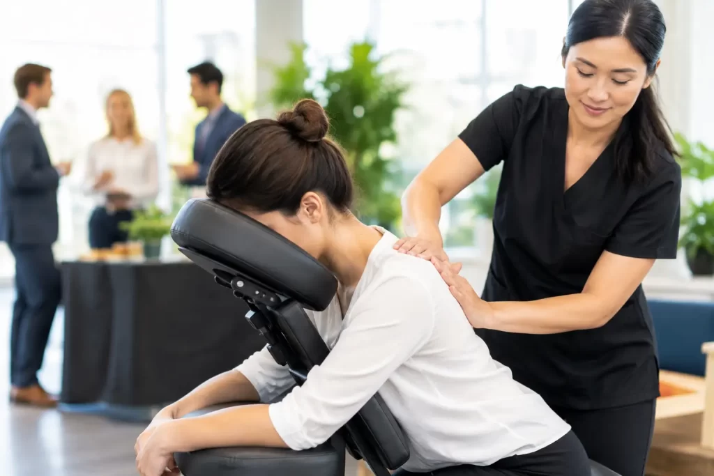 Chair Massage Events That Guests Remember